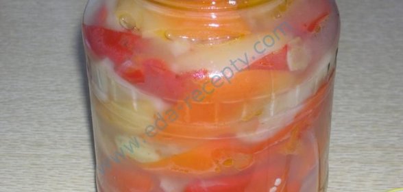 Болгарский салат на зиму из овощей