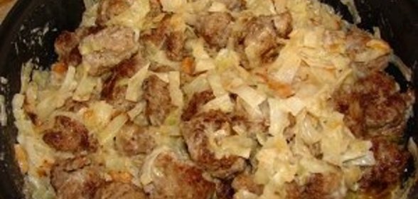 Фрикадельки с овощным рагу