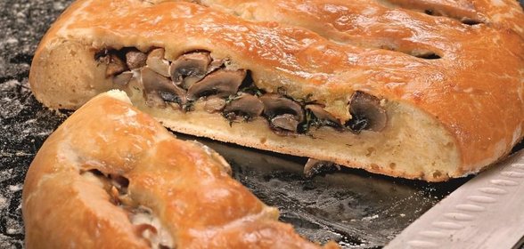 Пирог с грибами