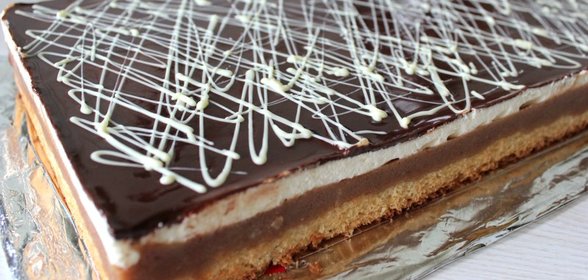 Банановое пирожное