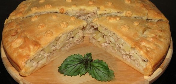 Мясной пирог по Уральски ФМ - Ужин для всей семьи за 150 рублей