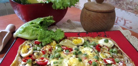 Пицца без томатов Пикантная