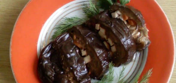 фаршированные баклажаны