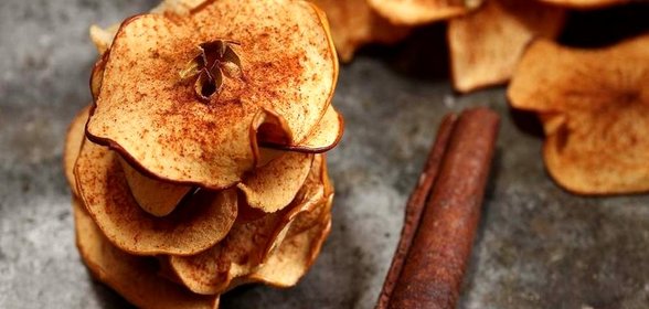 Яблочные чипсы в духовке