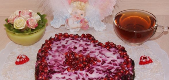Пирог Рубиновое сердце Амура