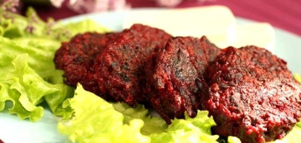 Котлеты свекольные постные