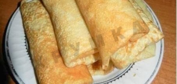 Блинчики с печенью