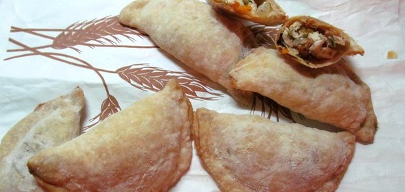 Пирожки из слоеного теста