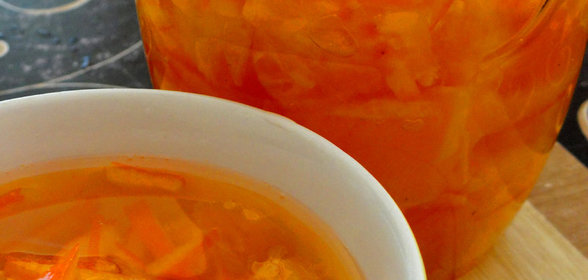 Варенье апельсиновое «пятиминутка»