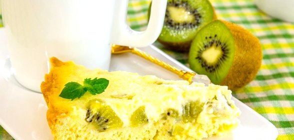 Пирог с киви