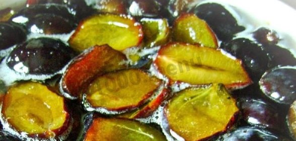 Варенье из сливы пятиминутка
