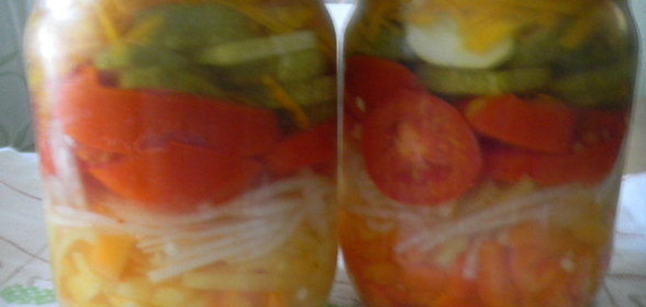 Салат Вкусно и просто (заготовка на зиму)