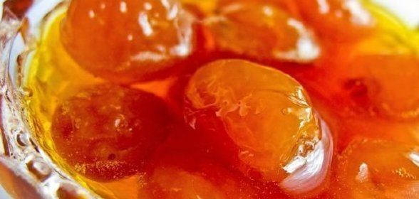 Варенье из белой черешни с апельсиновым соком