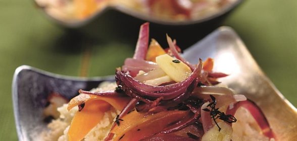 Кускус с запеченными овощами