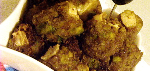 Закуска оливки с сыром - чечевичные фантазии