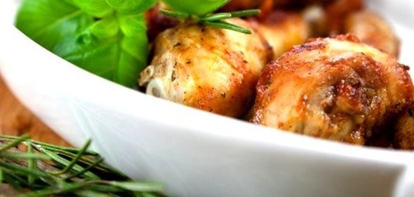Куропатки на гриле в малиново-мятном маринаде