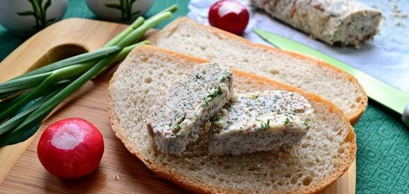 Масло с икрой копченой сельди