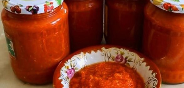 Томатно-яблочный соус (на зиму)