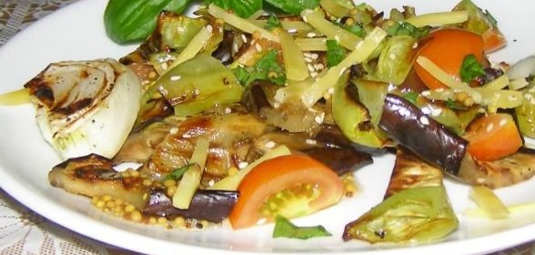 Гриль-салат с сыром