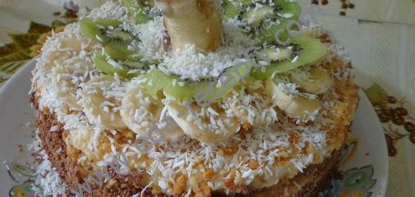 Торт блинный Крепвиль Тропический