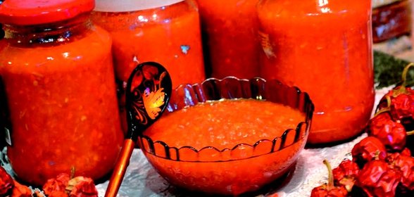 Аджика без помидоров на зиму