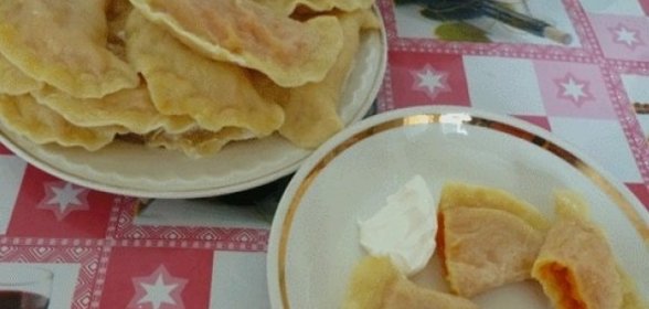 Вареники с тыквой