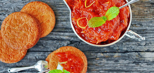 Лимонно-тыквенное варенье с розовым перцем