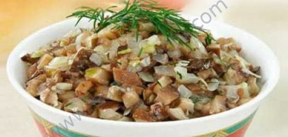 Грибная икра с овощами