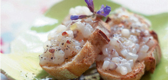 Бутерброд с каракатицами