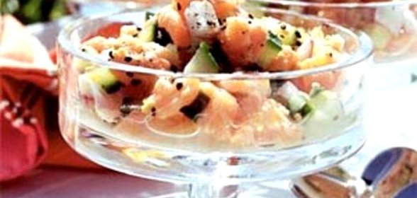 Севиче из креветок