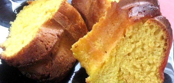 Ромовая баба с апельсиновым соком