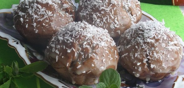 Шоколадно-кокосовые кексы Малышки