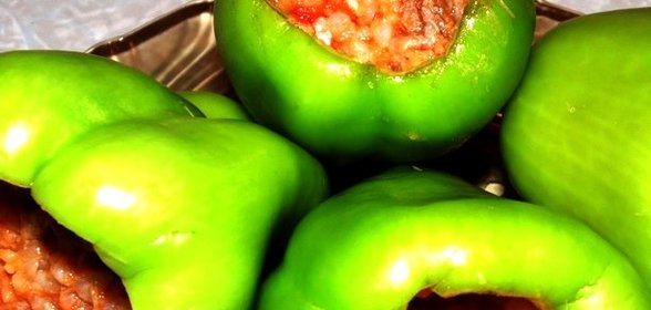 Перец на зиму, фаршированный мясом