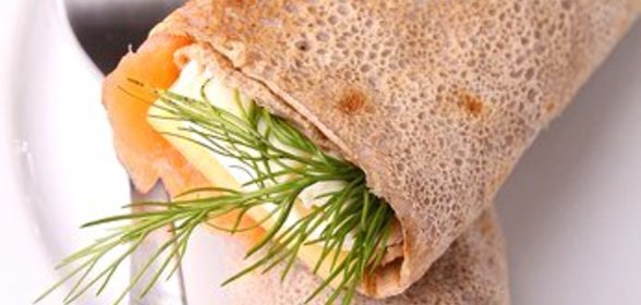 Тонкие гречневые блины