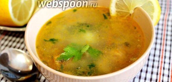 Суп с консервированной горбушей