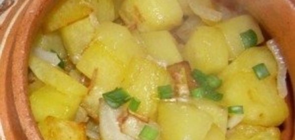 Картофель с луком
