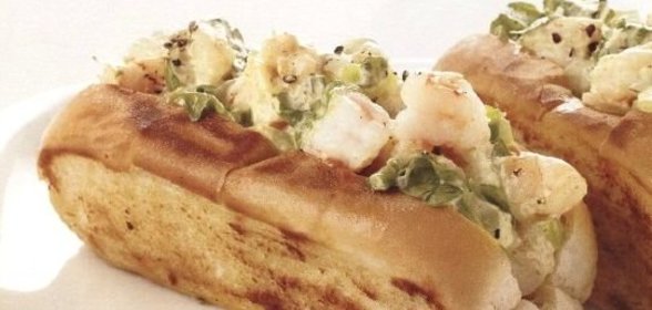 Закуска с креветками
