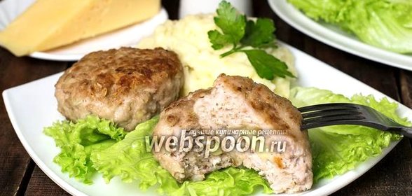 Котлеты из свинины с сыром