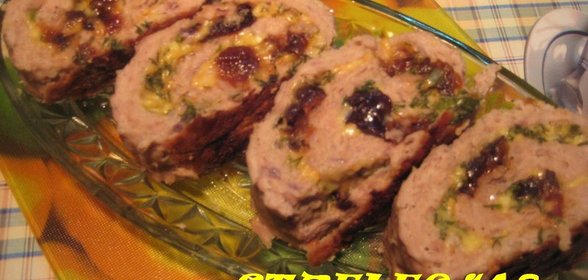 Палтус печенный с овощами