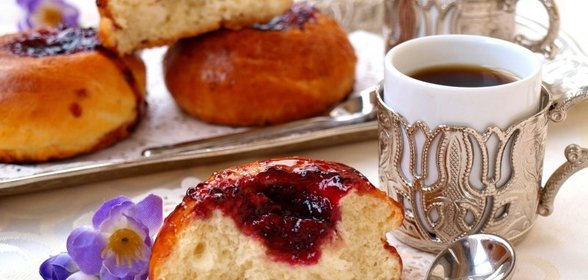 Ватрушки с джемом