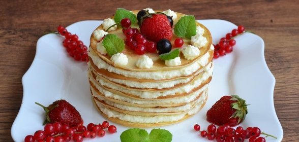 Блинница с крем-кашей.