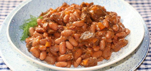 Баранина с фасолью