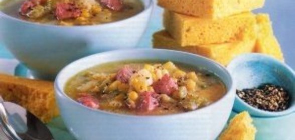 Похлебка из бекона и кукурузы