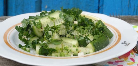 Чесночные огурчики