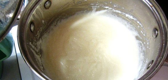 Манная каша со сливочным маслом