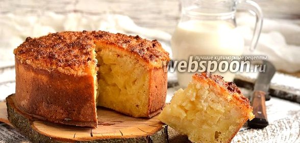 Ананасовый пирог с кокосовой шапочкой