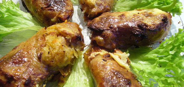 Фаршированные куриные окорочка „Сплошной обман