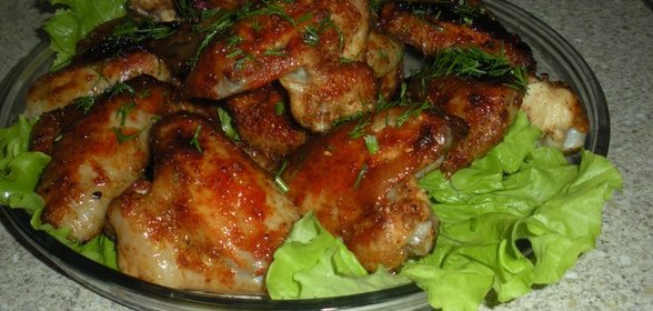 сладко-острые крылышки