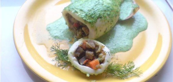 Фаршированные кальмары(вариант)