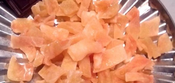 Цукаты из арбузных корок